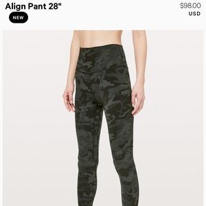 Lululemon camo align leggings